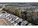 Beautiful aerial view of a neighborhood, showcasing the home's prime location near lush greenery and community amenities at 865 Summer Starling Pl., Myrtle Beach, SC 29577