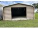 Exterior of a metal outdoor structure in the backyard of the property at 876 S Clay Field Rd, Johnsonville, SC 29555