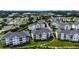 Aerial view of the condo community featuring manicured landscaping and easy access to shops and entertainment at 901 West Port Dr. # 712, North Myrtle Beach, SC 29582