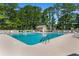 Large pool area with comfortable seating, ideal for cooling off and enjoying outdoor recreation at 9466 Old Palmetto Dr., Murrells Inlet, SC 29576