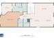 Detailed floor plan showing the home's layout with room dimensions and total square footage for reference at 1048 Meadowoods Dr., Murrells Inlet, SC 29576