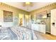 Bedroom featuring a TV, closet, dresser and queen size bed at 1102 Indian Wells Ct. # 2, Garden City Beach, SC 29576