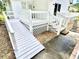 Back deck featuring a ramp and stairs, providing easy access and outdoor living and entertainment space at 112 Robin Dr., Georgetown, SC 29440