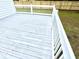 Back deck for relaxing, entertaining, and enjoying the outdoors, with a view of the backyard at 112 Robin Dr., Georgetown, SC 29440