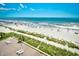 View of a crowded beach from the roof of the building at 1200 S Ocean Blvd. # 20506, Myrtle Beach, SC 29577