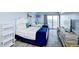 Comfortable bedroom featuring two beds, ocean view, and modern furnishings at 1200 S Ocean Blvd. # 20506, Myrtle Beach, SC 29577