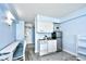Well-equipped kitchenette with appliances, dining table, and ample cabinet space at 1200 S Ocean Blvd. # 20506, Myrtle Beach, SC 29577