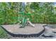 Well-maintained playground with slides and swings surrounded by trees at 128 Knotty Pine Way, Murrells Inlet, SC 29576