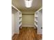 Walk-in closet with custom shelving and ample storage space at 140 Blue Pride Dr., Loris, SC 29569