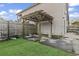 Backyard with well maintained pergola offers a serene and inviting outdoor living space at 1710-C Edge Dr., North Myrtle Beach, SC 29582