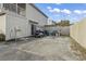 Spacious driveway and fenced yard, offering convenience and privacy for parking and outdoor activities at 1710-C Edge Dr., North Myrtle Beach, SC 29582