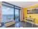Relaxing ocean view from the condo balcony with table and chairs at 201 74Th Ave. N # 2740, Myrtle Beach, SC 29572