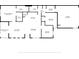 Detailed floor plan layout of a single-Gathering home with dimensions for each room at 204 Kinross Ct., Little River, SC 29566
