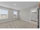 Bright and spacious bedroom with two large windows and neutral carpet at 2212 Leeboard Ct., Myrtle Beach, SC 29579