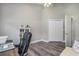 Bright home office space with hardwood floors, a ceiling fan, closet, and natural light at 2510 Oriole Dr., Murrells Inlet, SC 29576