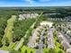 Aerial view of a community with lush greenery, a golf course, and well-maintained properties at 314 Black Oak Ln. # 102, Murrells Inlet, SC 29576