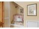 Cozy reading nook with a comfortable cushion and decorative pillows at 315 72Nd Ave. N # A, Myrtle Beach, SC 29572