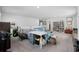 Spacious living room area showing the furniture, built-in shelves, and neutral carpet at 417 Spruce Pine Way, Conway, SC 29526