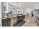 Open-concept kitchen with granite countertops, tile backsplash, and stainless steel appliances at 4536 Fringetree Dr., Murrells Inlet, SC 29576