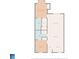 Detailed floor plan highlighting the layout of the home, including the bedroom and kitchen at 4887 Luster Leaf Circle # 104, Myrtle Beach, SC 29572