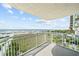 A large balcony offers gorgeous views of the beach at 523 S Ocean Blvd. # 305, North Myrtle Beach, SC 29582