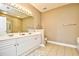Bathroom features double vanity with plenty of storage and good lighting at 5650 Barefoot Resort Bridge Rd. # 431, North Myrtle Beach, SC 29582