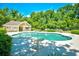 Sparkling community pool with comfortable lounge seating and serene green surroundings at 5650 Barefoot Resort Bridge Rd. # 431, North Myrtle Beach, SC 29582