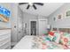Inviting bedroom featuring coastal decor, a queen bed, and stylish accents at 6001 - 1195 S Kings Hwy., Myrtle Beach, SC 29575