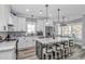 Modern kitchen with an island, stainless steel appliances, and a cozy dining area at 6001 - 1195 S Kings Hwy., Myrtle Beach, SC 29575