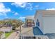 An attractive street view showcases a charming coastal neighborhood with glimpses of the ocean in the distance at 6001 - 1195 S Kings Hwy., Myrtle Beach, SC 29575