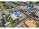 Overhead perspective of a neighborhood with unique roof styles and lush landscaping at 6001 - 1459 S Kings Hwy., Myrtle Beach, SC 29575