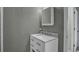 Neutral toned bathroom featuring a vanity with marble counter and modern sink at 6001 - 1459 S Kings Hwy., Myrtle Beach, SC 29575