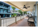 View from a wide porch with comfortable seating overlooking a well-maintained community at 6001 - Z-49 S Kings Hwy., Myrtle Beach, SC 29575