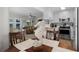 Open concept dining room, kitchen and living room with coastal accents at 6001 - Z-49 S Kings Hwy., Myrtle Beach, SC 29575