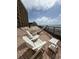 Brick paved deck with a beautiful ocean view and plenty of seating available at 6900 N Ocean Blvd. # 201, Myrtle Beach, SC 29572