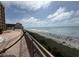 Beautiful ocean view and beach access from the resort sun deck at 6900 N Ocean Blvd. # 201, Myrtle Beach, SC 29572