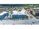 Aerial view showing complex, pool, and beach access at 720 N Waccamaw Dr. # 205, Garden City Beach, SC 29576