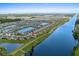 Waterfront community with many homes near ponds and water, offering relaxing views and a wonderful environment at 7374 Sarteano Dr., Myrtle Beach, SC 29572