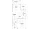 Detailed floor plan showcasing the layout of the first floor, including the living room, kitchen, and garage at 788 Dusty Pine Way, Myrtle Beach, SC 29588