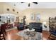 Inviting living room with a combination of cozy seating, and stylish decor at 908 Ashbourn Ct., Murrells Inlet, SC 29576