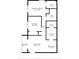Detailed floor plan with dimensions of the primary bedroom, bedrooms, living room, kitchen, and balcony at 950 Forestbrook Rd. # B-8, Myrtle Beach, SC 29588