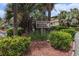 Mariners Cove sign surrounded by lush landscaping, welcoming you to this desirable community at 9501 Shore Dr. # 135, Myrtle Beach, SC 29572