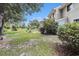 Expansive backyard featuring established trees and lawn, perfect for outdoor enjoyment and relaxation at 951 Plantation Dr. # F1, Little River, SC 29566