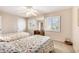 Bedroom with neutral carpeted floors at 951 Plantation Dr. # F1, Little River, SC 29566