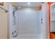 Bathroom shower/tub combination features white finish and showerhead at 9550 Shore Dr. # 225, Myrtle Beach, SC 29572