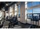 Bright and modern fitness center featuring various cardio machines and picturesque ocean views at 100 North Beach Blvd. # 1816, North Myrtle Beach, SC 29582