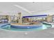 Unique indoor pool area with a 3 ft deep lazy river and games for Gathering fun at 100 North Beach Blvd. # 1816, North Myrtle Beach, SC 29582