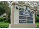 Community sign for North Beach Resort & Villas featuring 21 Main Prime Steak House and Scalise Realty at 100 North Beach Blvd. # 1816, North Myrtle Beach, SC 29582