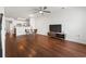 Open living space featuring hardwood floors and modern finishes at 108 Barnacle Ln. # 4, Little River, SC 29566