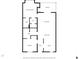 Detailed floor plan layout of the home's room, including the primary bedroom, living room, and dining area at 125 South Shore Dr. # 204, Longs, SC 29568